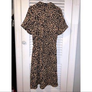 Ava & Viv Target Plus Size Cheetah Print Dress